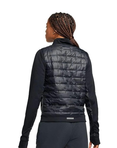 NWT Nike Women XS Therma Synthetic Fill Full Zip Running Jacket Black DD6061-010