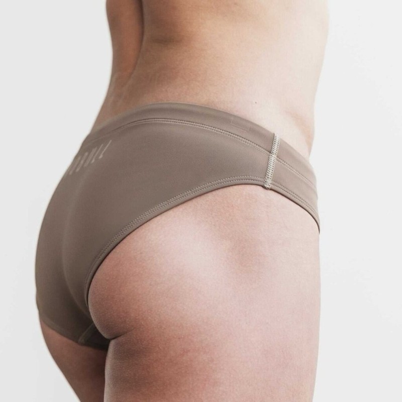 NWT NOBULL Women’s Swim Bikini BOTTOM ONLY - Large - Dark Fallen Rock