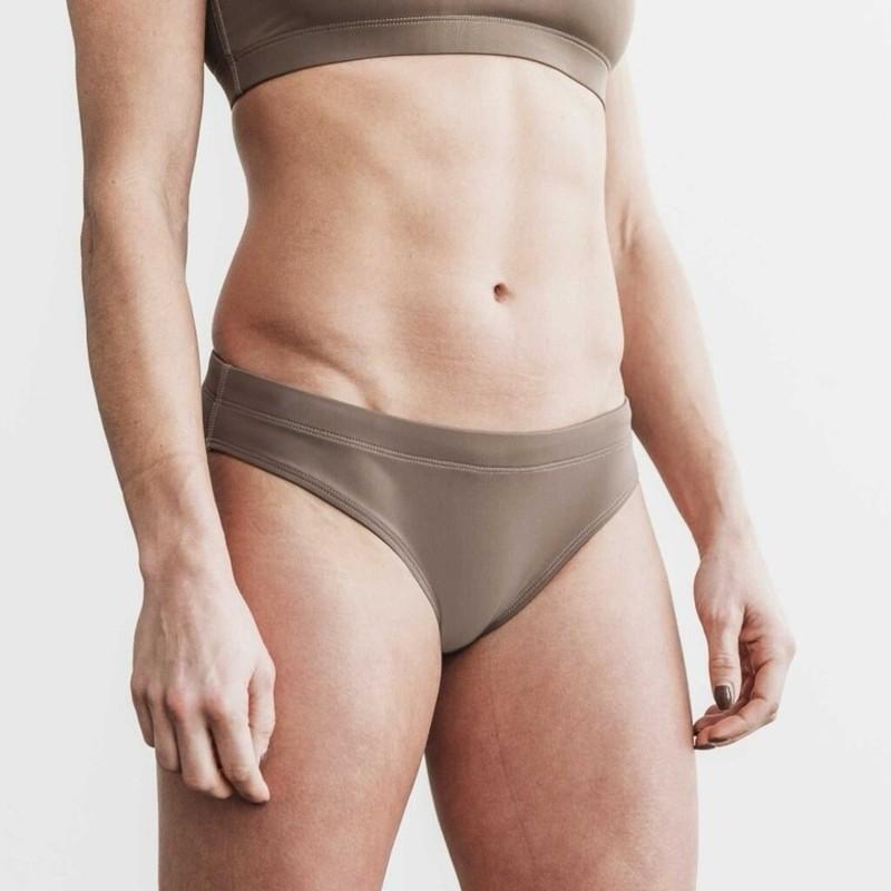 NWT NOBULL Women’s Swim Bikini BOTTOM ONLY - Large - Dark Fallen Rock