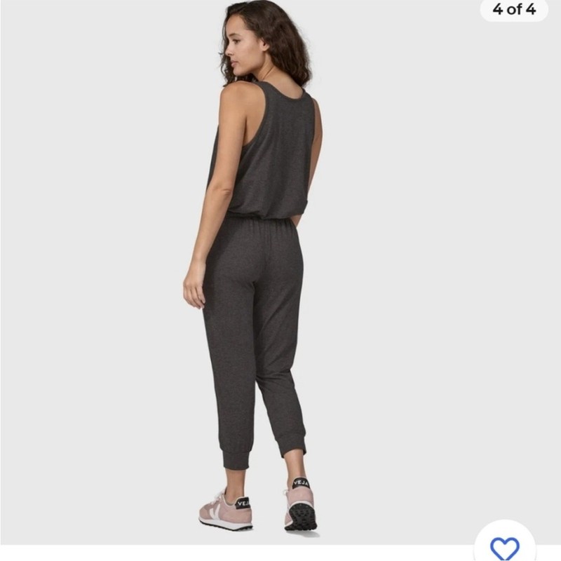 NWT Patagonia Women's Seabrook Jumpsuit Style #75106 Dark Gray Size M
