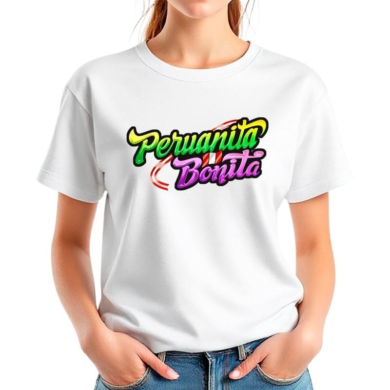 NWT Peruanita Bonita Peruvian Peru Chicha Style Women's Short Sleeve T-Shirt