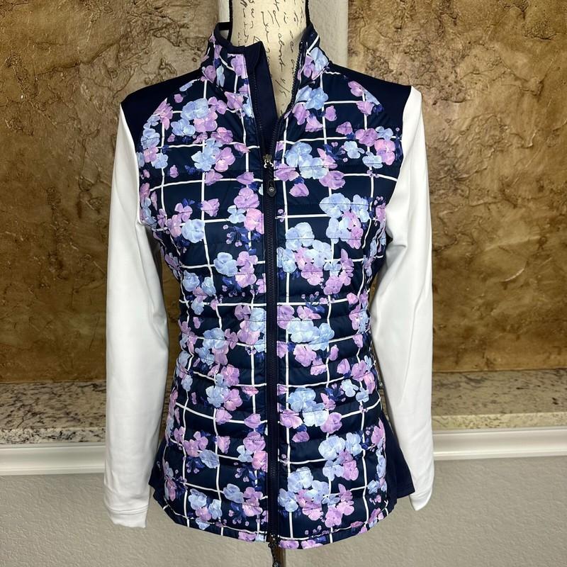 NWT Peter Millar Women's Merge Hybrid Jacket Floral LS23EZ08 Size Small $230