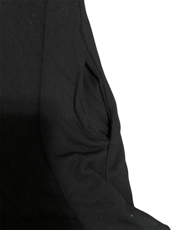 NWT PJ Harlow - Womens M- Shelby Jacket / Robe- Satin Trimmed- Black- Pockets
