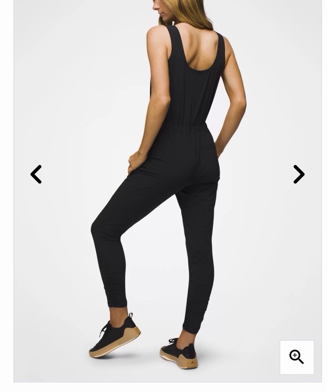 NWT Prana Railay One Piece Tank Jumpsuit 1 Piece In Black Women Size Medium