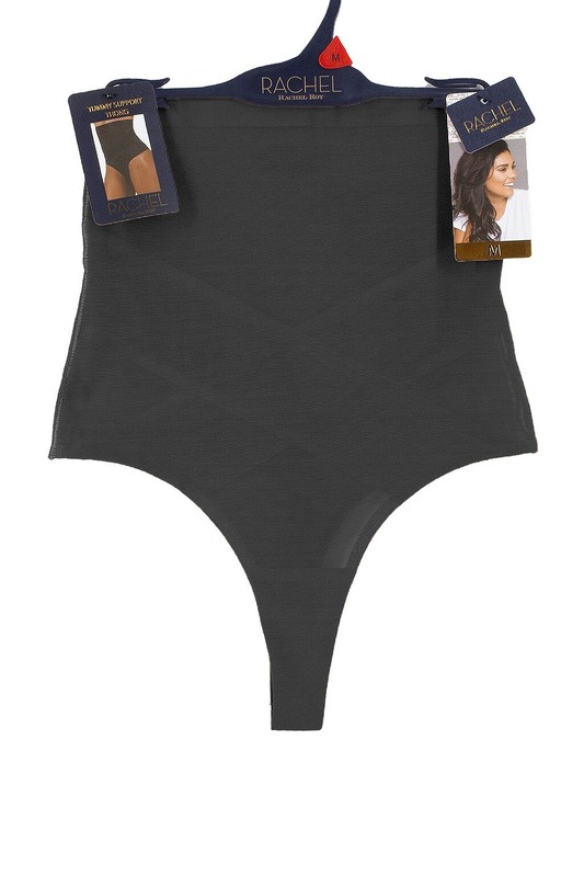 NWT Rachel Roy Firm Tummy Control High waist Thong shapewear M L XL 2XL black