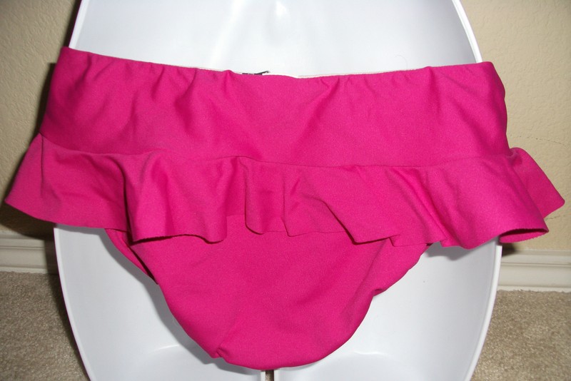NWT RALPH LAUREN Flounce Hipster Swim Bikini Bottom Pant With Ruffle Size S M L