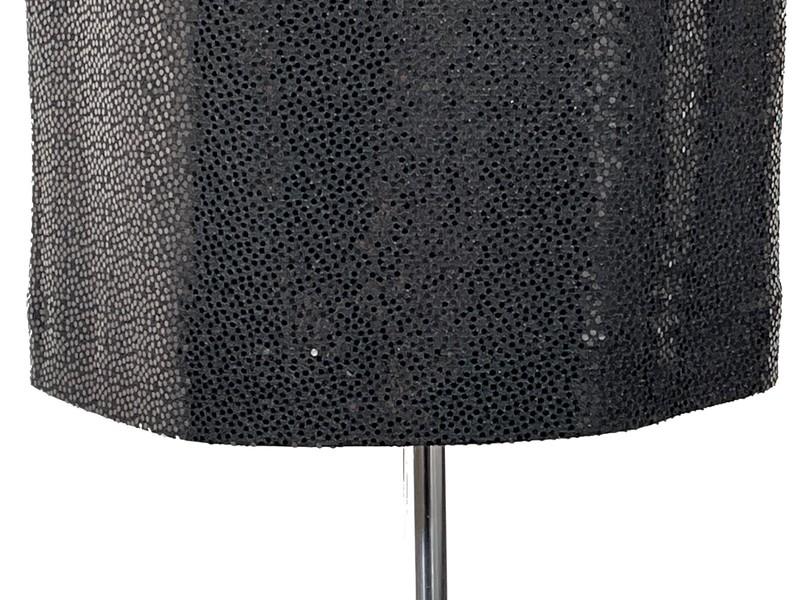 NWT ST. JOHN Knits Black Sequin Stretch Crepe Sheath Shift Dress Sz 14 $1495