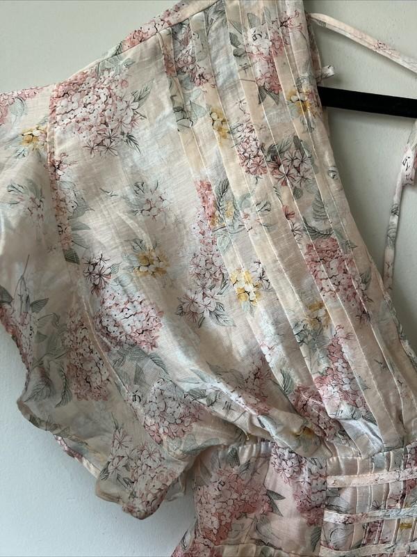 NWT Storia Fancy Floral Romper Size Small NWT Romantic Cottagecore