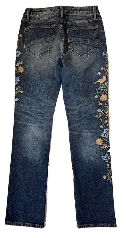 NWT Sundance Catalog Embroidered “Audrey Bird Vale Jeans” Size 27 X 29 $138