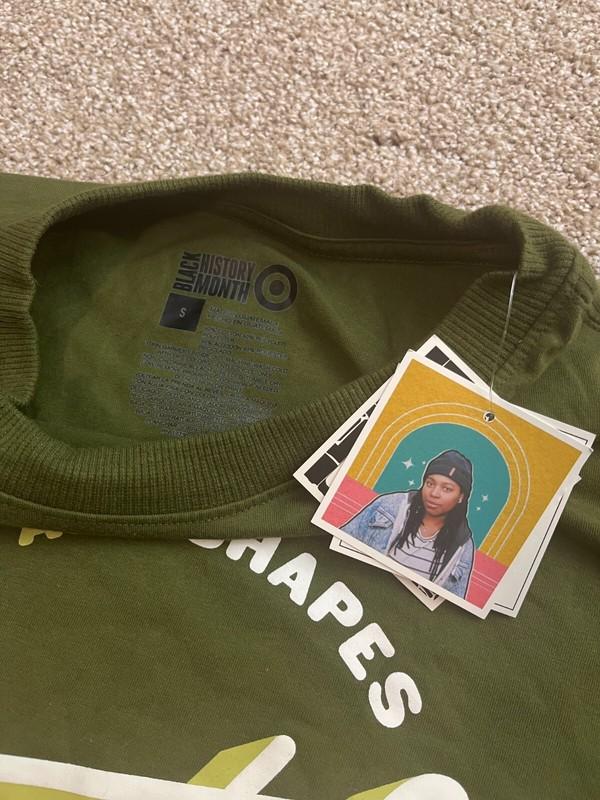 NWT Target Black History Month "Beautiful" Green Graphic Tee