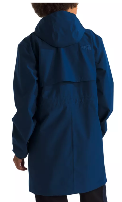 NWT The North Face Daybreak Mid Rain Parka Estate Blue Womens Sz L