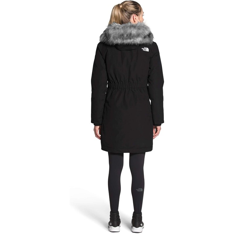 NWT The North Face Women's Arctic Parka II-White/Black - (Past Season) Sz 2XL