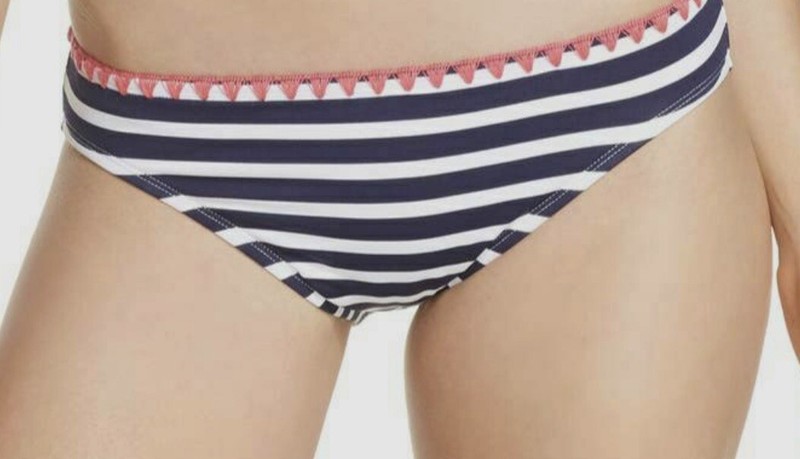 NWT Tommy Bahama Breton Striped Hipster Bikini Swim Bottom Multi Size S