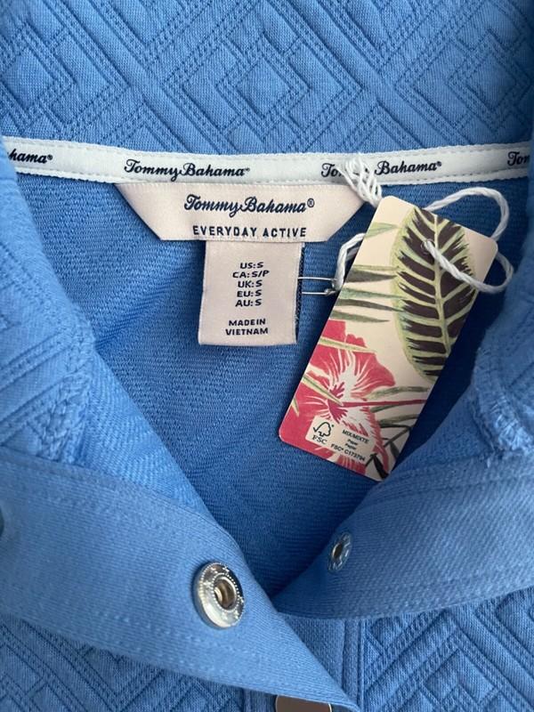 NWT TOMMY BAHAMA SIZE SMALL BLUE EVERYDAY ACTIVE SWEATSHIRT