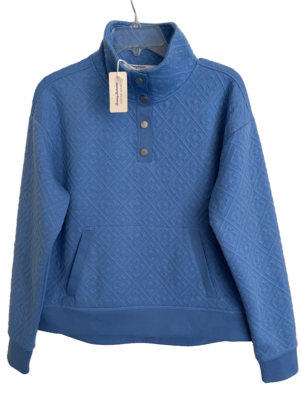 NWT TOMMY BAHAMA SIZE SMALL BLUE EVERYDAY ACTIVE SWEATSHIRT