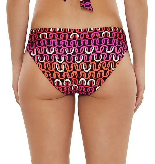 NWT- Trina Turk 'Echo' Tab-Side Hipster Bikini Swimsuit Bottom Multi - Size 10