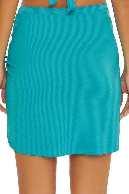 NWT- Trina Turk Ripple-Rib Swimsuit Cover-Up Mini Skirt Atmosphere- Small