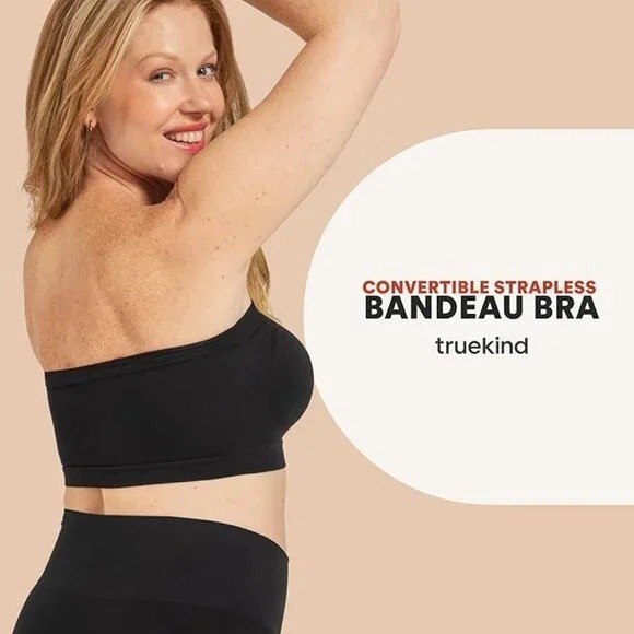 NWT Truekind® Convertible Strapless Bandeau Bra