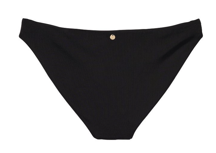 NWT VICTORIA'S SECRET Essential Low-Rise Hipster Bikini Swim Bottom Black Medium