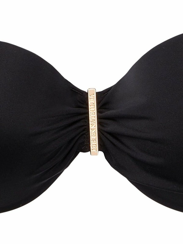 Nwt Victorias Secret Marilyn Ventanas Push Up Strapless Bandeau Bikini Top 38C