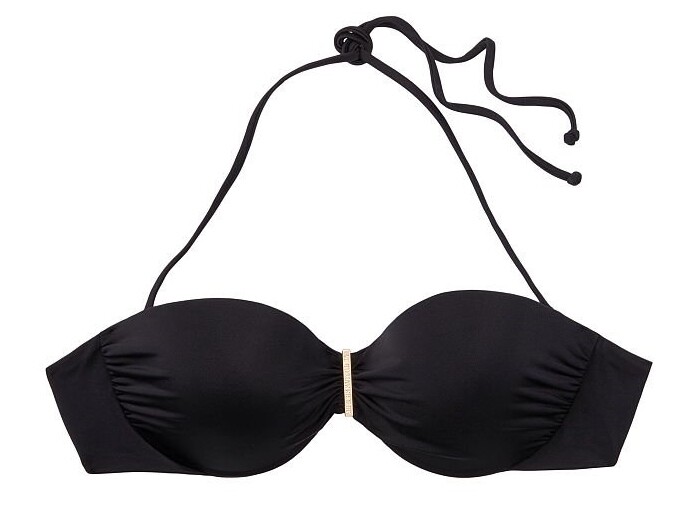 Nwt Victorias Secret Marilyn Ventanas Push Up Strapless Bandeau Bikini Top 38C