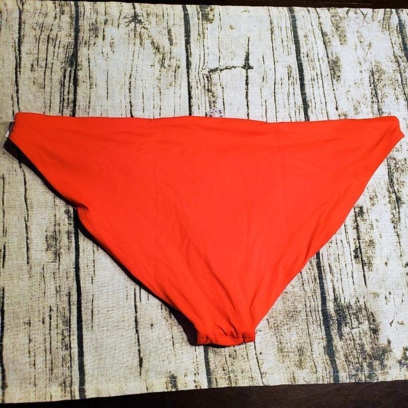 NWT Vitamin A Luciana Ecolux Marisol Red Bikini Swimsuit Bottom Size 14/XXL