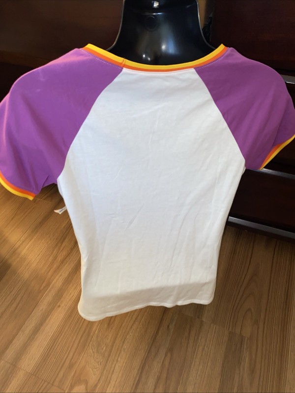 NWT Walt Disney World Parks Graphic T-Shirt Stripes Castle Size Medium 1971