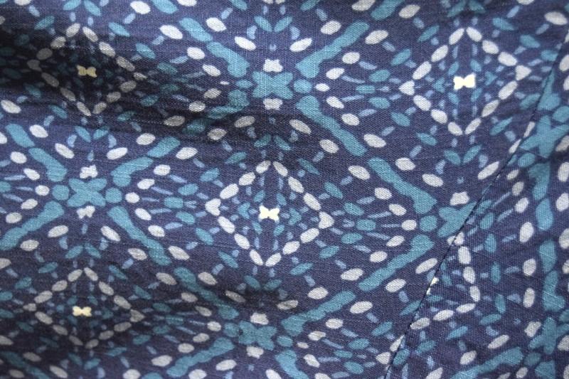 NWT Women's KNOX ROSE ROBE Kimono M/L - Blue Lightweight Above Knee Pockets Belt