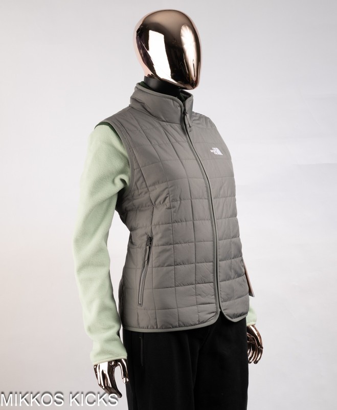 NWT Women's The North Face Insulated Eco 100G Vest Smoked Pearl US Size Large