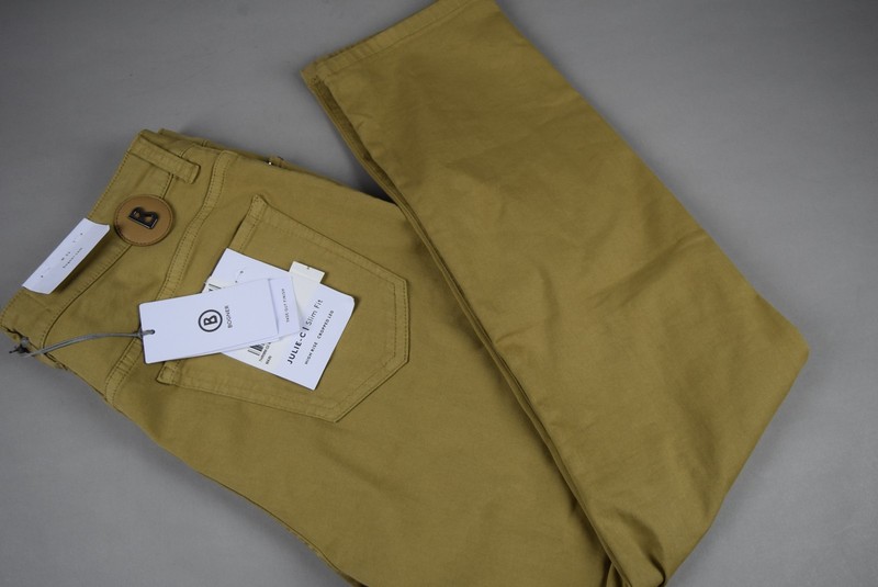 NWT Womens Bogner Julie C Slim Fit Jeans Hight Rise Pants sz 32 Khaki Tan