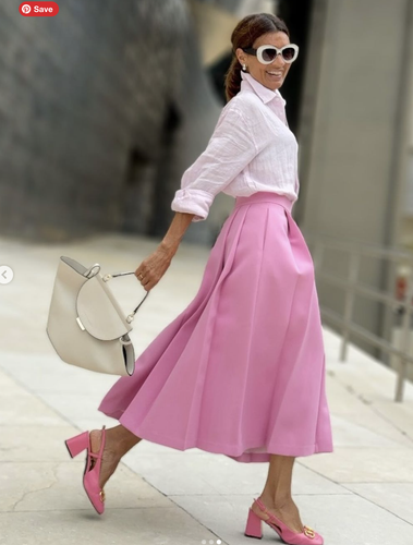 NWT_ZARA SS24 PLEATED CAPE SKIRT ZW COLLECTION PINK 2731/100_all Sizes