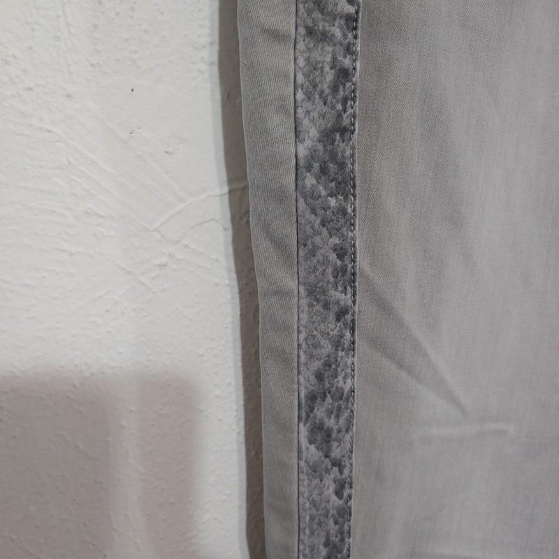 NYDJ Ami Skinny Stretch Jeans Snake Skin Panel Size 6