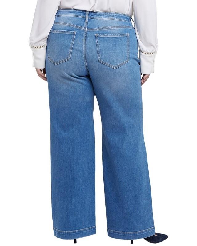 Nydj Plus Teresa Water Canyon Wide Leg Jean Women's 16W