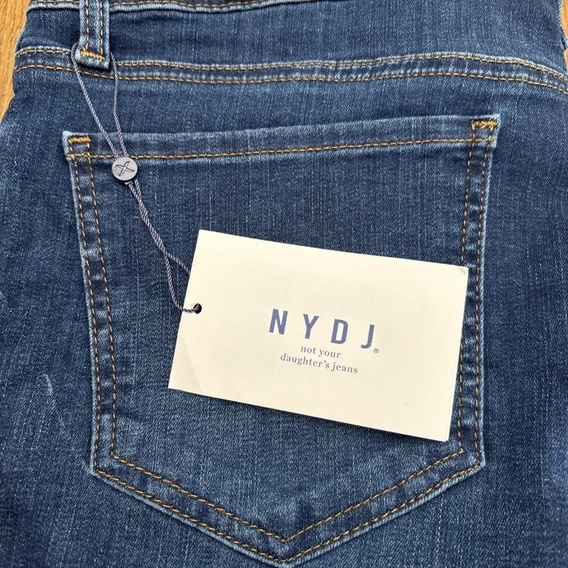 NYDJ Women's Figure Flattering Skinny Fit Stretch Blue Jean Stretch Size 12 New
