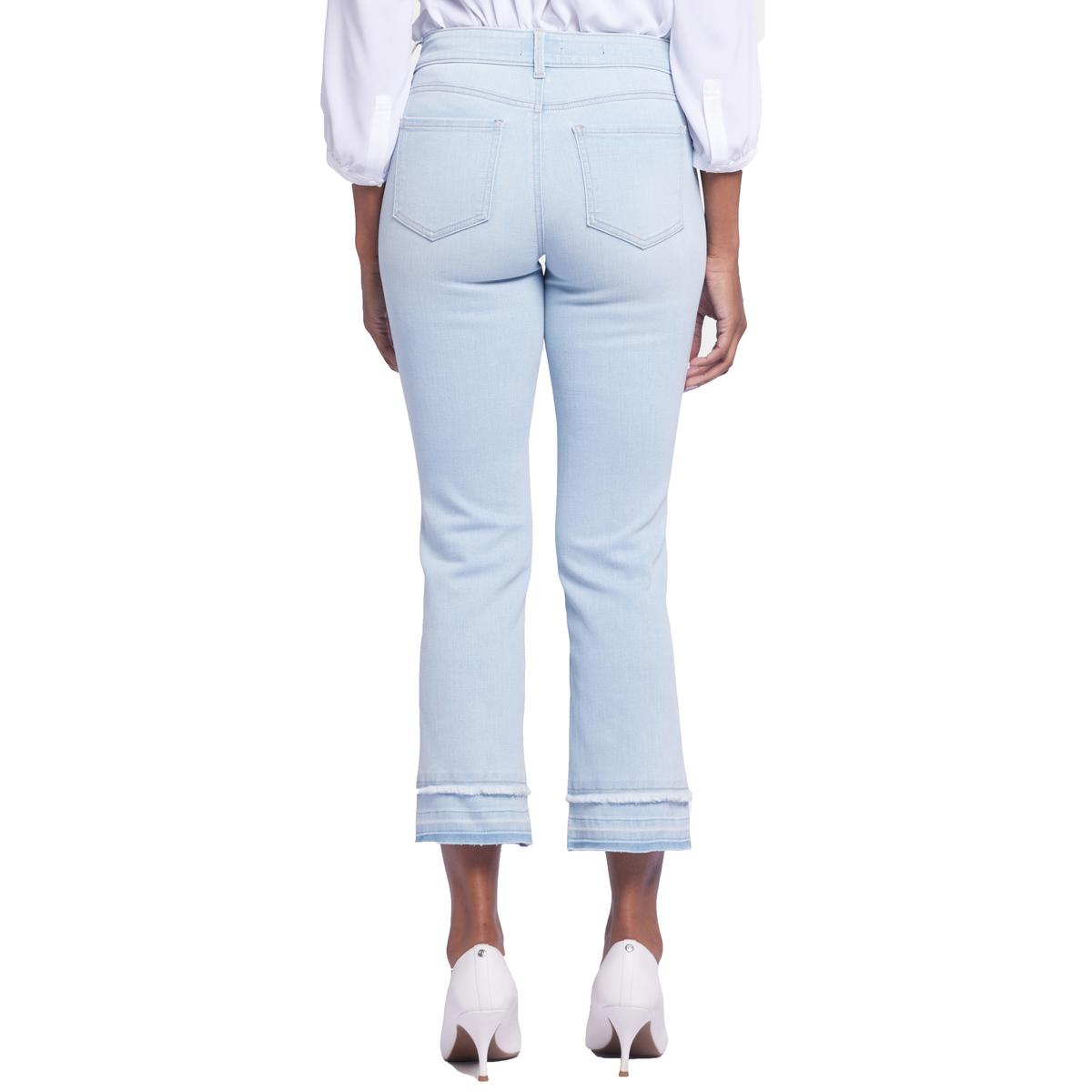 NYDJ Womens Marilyn Raw Hem Denim Straight Leg Jeans BHFO 2494