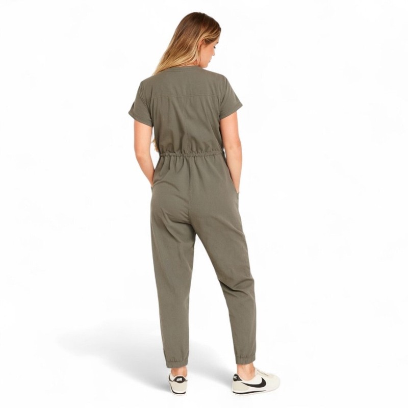 Old Navy Airport Ready One & Done Jumpsuit Womens Sz M Lightweight Athleisure