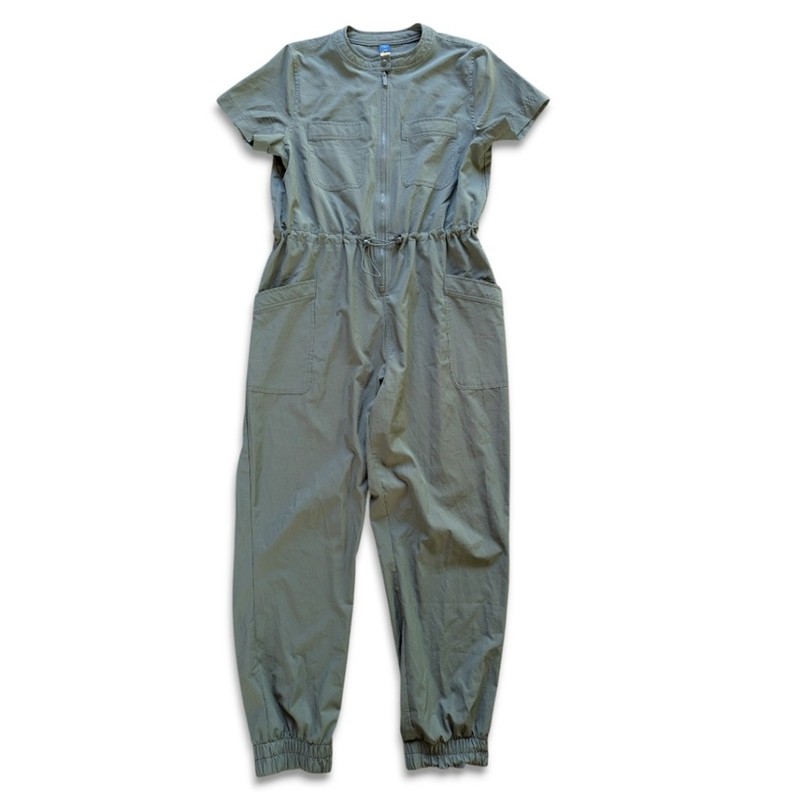 Old Navy Airport Ready One & Done Jumpsuit Womens Sz M Lightweight Athleisure