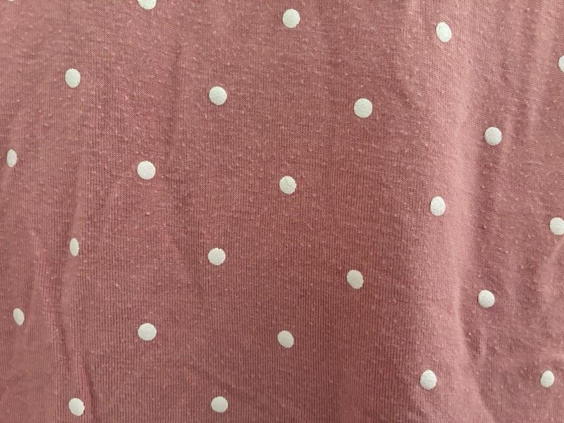 Old Navy Luxe Women's Small Polka Dot Rayon Scoop Neck Sleeveless Tank Pink XL