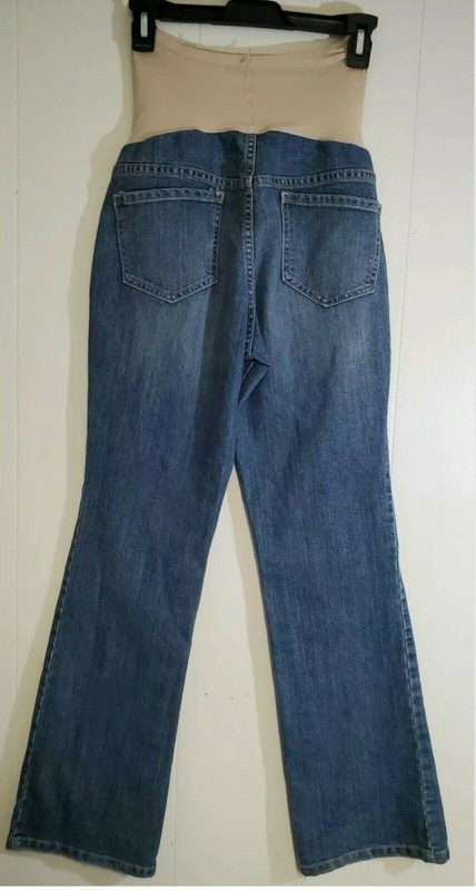 Old Navy Maternity Jeans Size 6R Bootcut Denim Pants Full Panel Inseam 30"