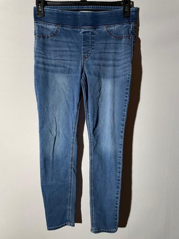 Old Navy Medium Wash Elastic Waist Pull-On Rockstar Jegging Jeans Size 8 Short