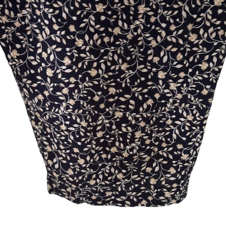 Old Navy Women Jumpsuit 4X Sleeveless Blue Floral Wide Leg Smocked Pockets Ditsy