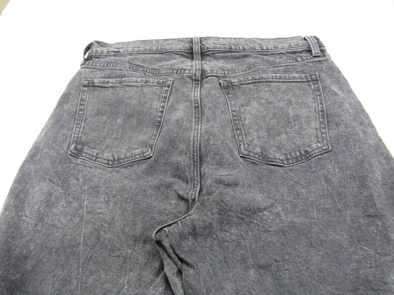 OLD NAVY Women’s Black Extra High Rise Button Fly Jeans 16 [ 36W 44 Hips 28L ]