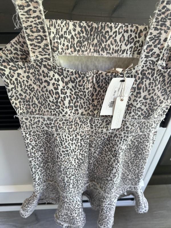 OLIVACEOUS WOMEN'S Tru Leopard Dress SIZE M Nwt $99