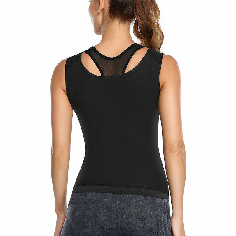 ON SALE Body Sweat Shaper Sauna Vest Slimming Gym Yoga Sports Thermal US