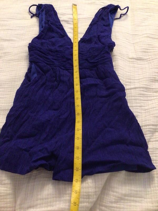 One Heart Clothing Los Angeles Womens Blue Short Romper Size Small S