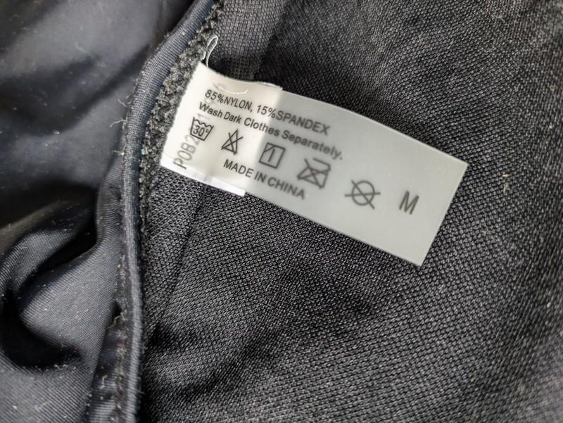 One Piece Swimsuit Womens Medium Black Turquoise Blue Green Swim Suit