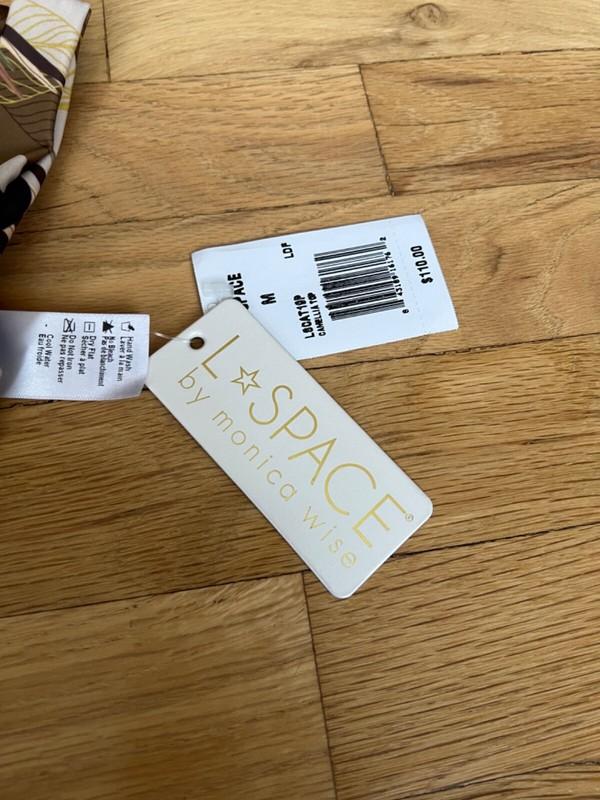 Org. $110 NWT LA Space By Monica Wise Women's Camellia Swim Bra Size: M