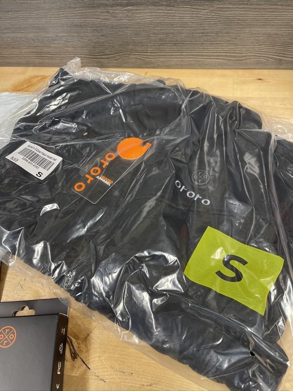 Ororo Women's Heated Fleece Vest 3 Zone Black Size Small New