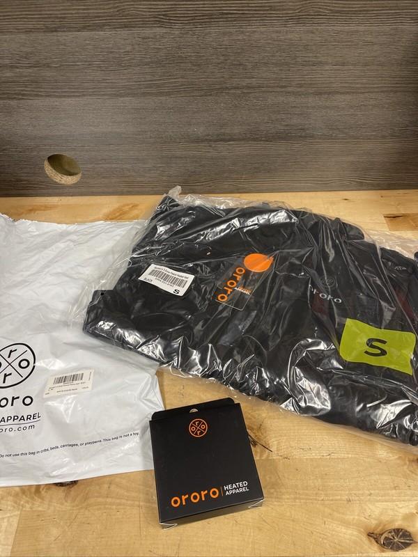 Ororo Women's Heated Fleece Vest 3 Zone Black Size Small New