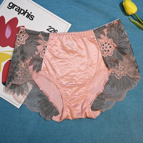 Pack Of 5 Women Ladies Sexy Satin Panties Underwear Full Coverage Brief Lingerie